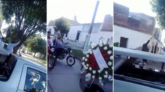 Video: velatorio "tumbero" en Tucumán