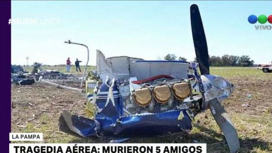 La Pampa: se estrelló una avioneta y murieron cinco personas