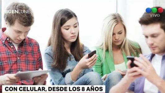 El celular, a una edad cada vez más temprana