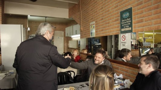 La previa del búnker: Alberto Fernández y Santoro en un bodegón