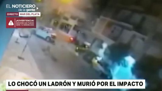 Robó un auto, chocó un taxi y murió el conductor