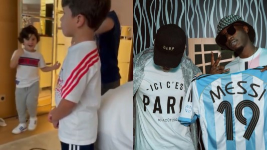 El tierno video de Mateo, Ciro y Thiago Messi bailando al ritmo de Bizarrap