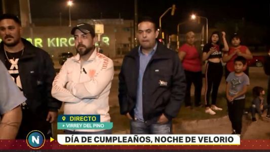 El dolor de los compañeros de Leandro Alacaraz en el velatorio