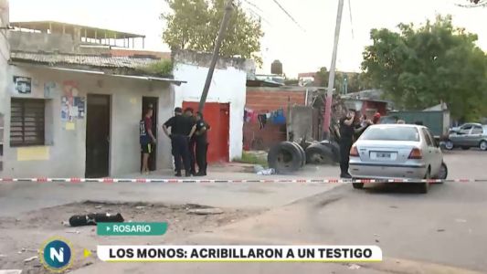 Rosario: acribillaron a un testigo del juicio de la banda "Los Monos" e hirieron a su hijo de 8 años