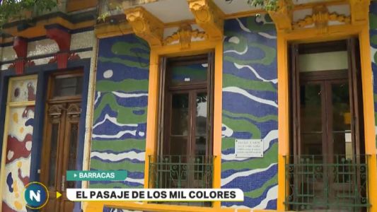El Pasaje de Barracas que parece una obra de arte