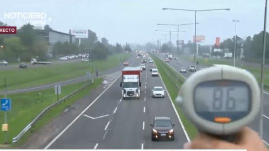 Excesos de camioneros: altas velocidades y en carriles indebidos