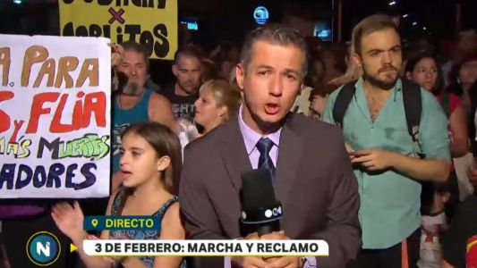 Vecinos de Tres de Febrero marcharon por el asesinato de dos comerciantes