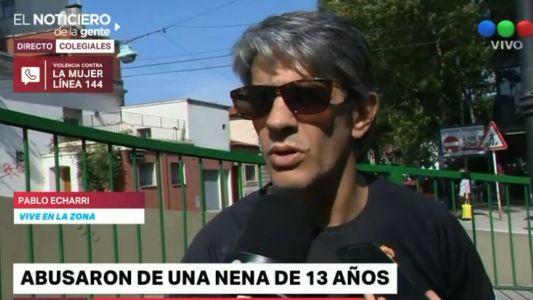 Pablo Echarri: "Los violadores deberían estar apartados de la sociedad"