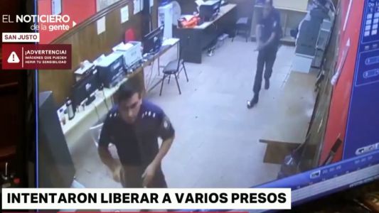 Así fue el ataque en una comisaría de San Justo