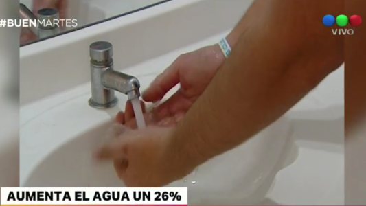 Aumenta el agua un 26%