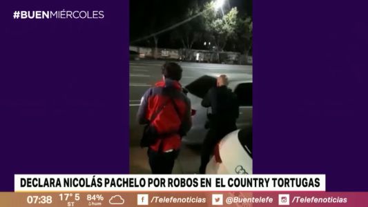 Declara Nicolás Pachelo por los robos en el country de Tortugas