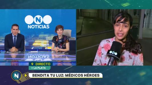 "Confíe mucho en los médicos, le salvaron la vida", dijo la mamá del bebé operado con luz de celulares