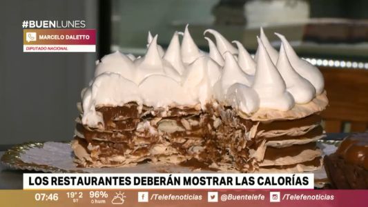 Restaurantes deberán informar la cantidad de calorías de sus platos