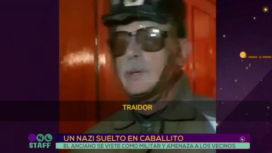 Desequilibrado anciano nazi amenaza a sus vecinas