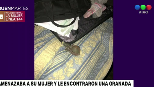 "Te voy a hacer volar": amenazó a su pareja y cuando allanaron su casa encontraron una granada
