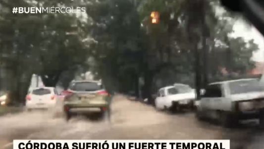 Fuerte temporal en Córdoba