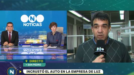 "Relatos Salvajes" por tarifas: le cortaron la luz y estrelló el auto contra la distribuidora eléctrica