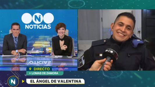 "Esa beba no se me iba a morir": habló el policía héroe que la salvó