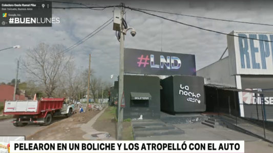 Pelearon en un boliche y los atropelló con el auto: un herido grave