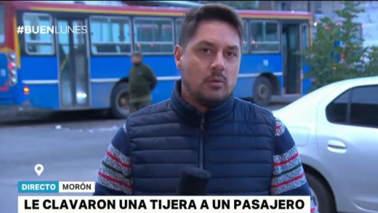 Pánico arriba de un colectivo: le clavaron una tijera a un pasajero