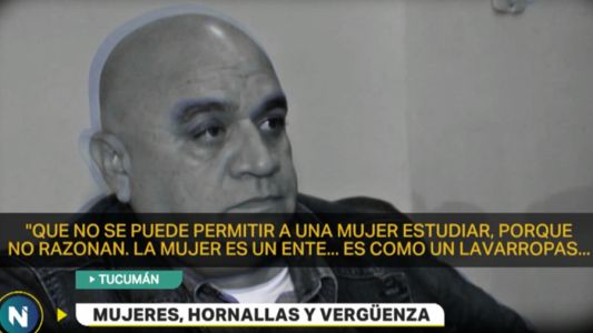 Suspendieron al profesor tucumano que comparó a las mujeres con lavarropas