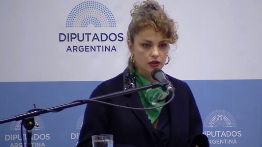 "Somos mujeres pariendo una ley": el discurso de Dolores Fonzi por la despenalización del aborto
