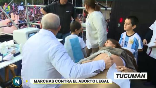 Tucumán y Mendoza tuvieron las marchas más concurridas en contra de la despenalización del aborto