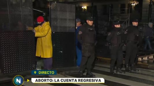 Aborto: Dividirán en dos a la Plaza del Congreso mientras se esté tratando el proyecto de despenalización