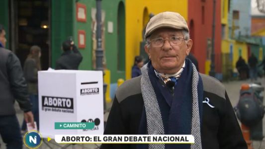 Aborto, el gran debate: la urna de Telefe Noticias en Caminito