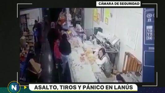 Asalto, tiro y pánico en Lanús