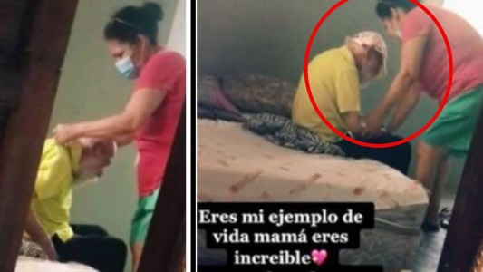 Cuida a su ex suegro de 98, pese a que su pareja la engañó con otra mujer