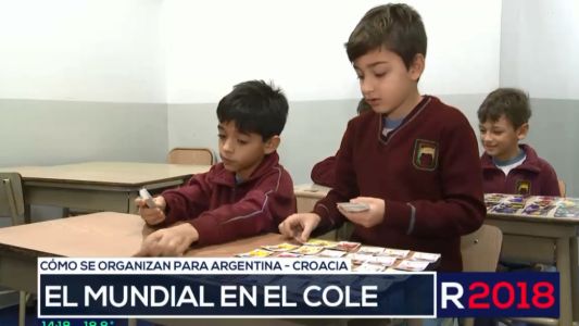 El Mundial también se ve en el colegio