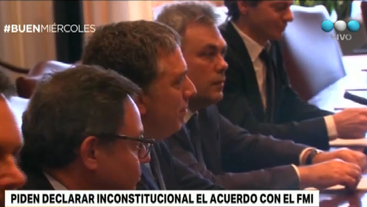 Piden declarar inconstitucional el acuerdo con el FMI
