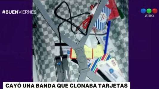 Cayó una banda que clonaba tarjetas