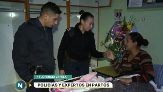 Una comisaría de Florencio Varela se convirtió en una sala de partos doble