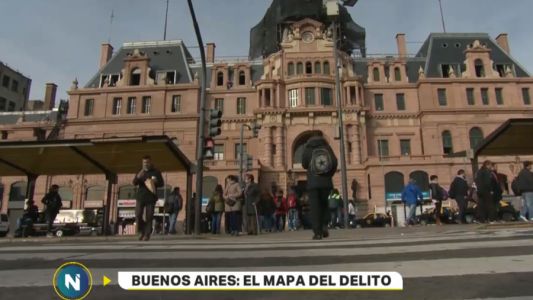 Buenos Aires: el mapa del delito