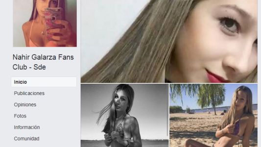 Los mensajes de los fans de Nahir  Galarza en Facebook tras la sentencia