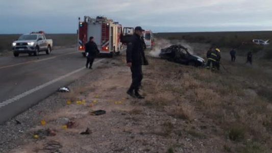 Horror en Río Negro: se incendió su auto y arrojaron a una beba por la ventana para salvarla