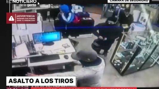 Video estremecedor: asalto a los tiros