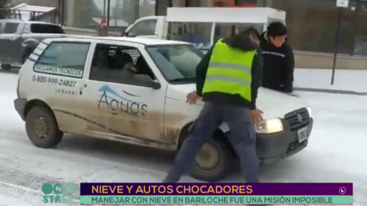 Misión imposible: manejar con nieve en Bariloche