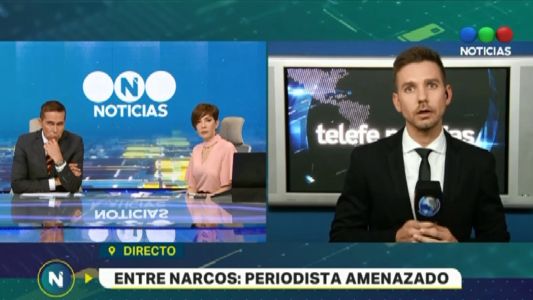 Entre narcos: así amenazaban a nuestro colega de Rosario en vivo