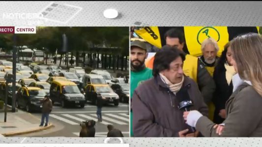 "Es un fallo absurdo": taxistas protestaron contra la decisión judicial que benefició a Uber