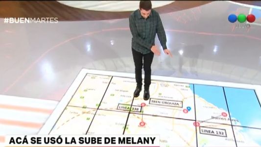 La tarjeta SUBE de Melany Aguiar se siguió usando el fin de semana