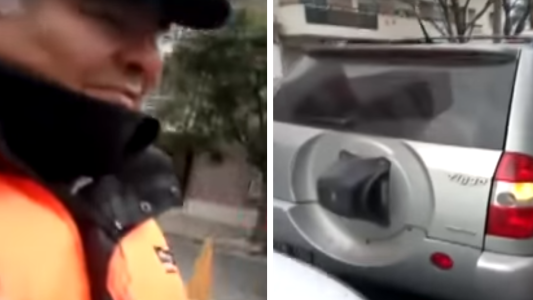 Le bloquearon el garage, fue a denunciarlo y el culpable era el inspector de tránsito