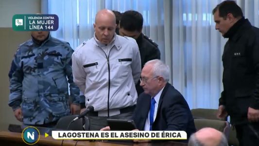 Condenaron a Daniel Lagostena por el crimen de Érica Soriano