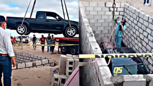 El hombre que cumplió su último deseo y fue enterrado adentro de su camioneta nueva