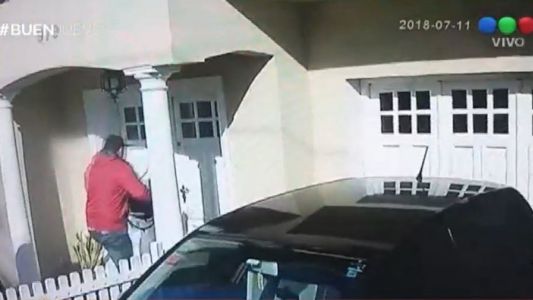 Filman el ataque de "rompe puertas" en Berazategui