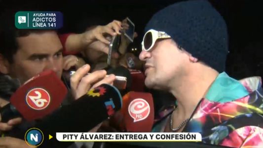 Se entregó Pity Álvarez y explicó: "Lo maté porque era él o yo"
