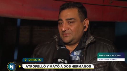 Atropelló y mató a dos hermanos, después se escapó