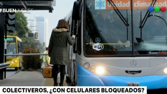 Proponen un dispositivo para bloquear los celulares de los colectiveros